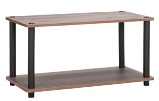 An Image of Argos Home New Verona Coffee Table - Dark Wood Effect