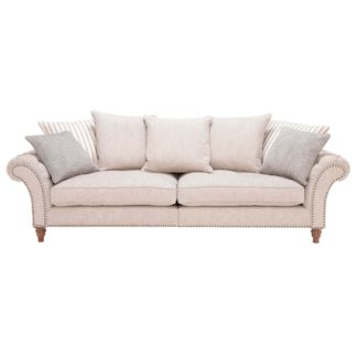 An Image of Craven Grand Sofa With Studs