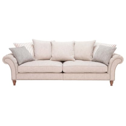 An Image of Craven Grand Sofa With Studs