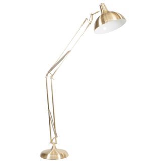 An Image of Oversized Task Floor Lamp, Brass