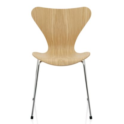 An Image of Fritz Hansen Series 7 Chair Egyptian Yellow Coloured Ash