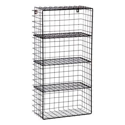 An Image of Wire Industrial Wall Rack