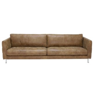 An Image of Lars 5 Seater Leather Sofa