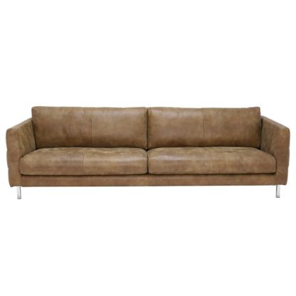 An Image of Lars 5 Seater Leather Sofa