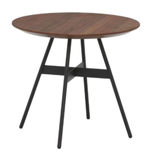 An Image of Felser Coppa Round Lamp Table, Colarado Walnut