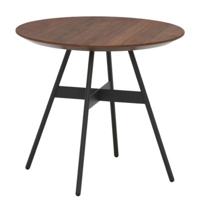 An Image of Felser Coppa Round Lamp Table, Colarado Walnut