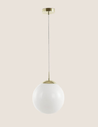 An Image of M&S Opal Single Drop Pendant Ceiling Light