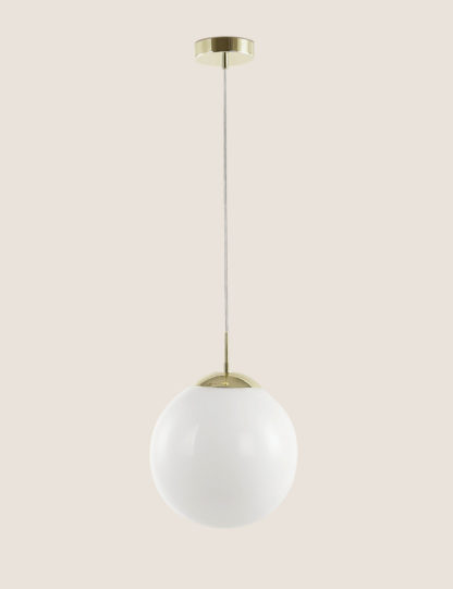 An Image of M&S Opal Single Drop Pendant Ceiling Light