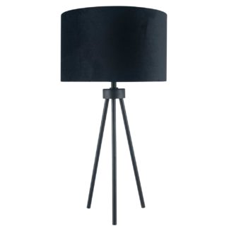 An Image of Tripod Table Lamp, Matt Black