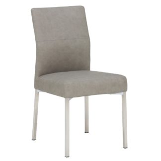 An Image of Leo Dining Chair, Grey