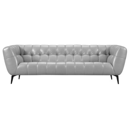 An Image of Azalea 3 Seater Leather Sofa