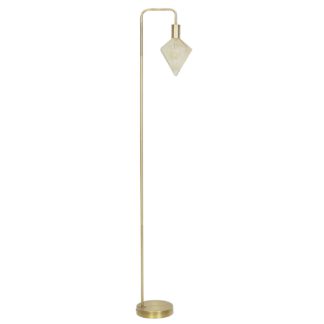 An Image of Diamond Floor Lamp, Matt Gold