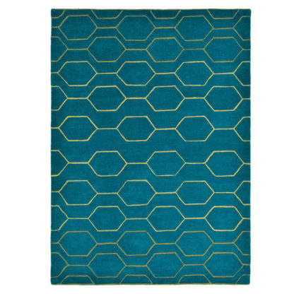 An Image of Deco Rug, Teal