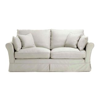 An Image of Berkeley Fabric Loose Covers Medium Sofa