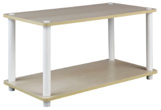 An Image of Argos Home New Verona Coffee Table - Light Wood Effect