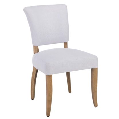 An Image of Timothy Oulton Mimi Linen Dining Chair, Ash