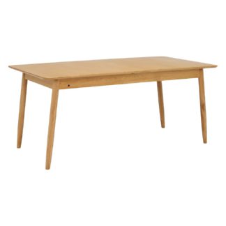 An Image of Ercol Teramo Medium Extending Dining Table, Pale Oak