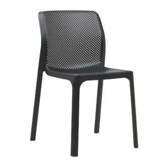 An Image of Mimos Garden Dining Chair, Anthracite