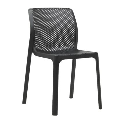 An Image of Mimos Garden Dining Chair, Anthracite
