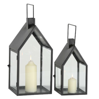 An Image of Pair of Lanterns, Black