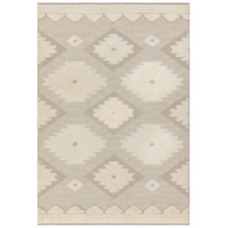 An Image of Tate Tufted Rug. Natural Cream