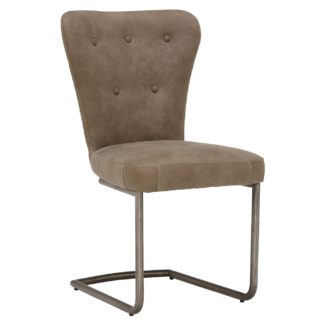 An Image of Saxby Upholstered Dining Chair, Grey