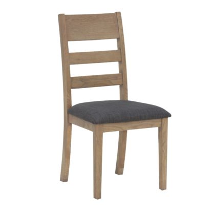 An Image of Roker Dining Chair, Burnt Oak