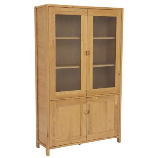 An Image of Ercol Bosco Display Cabinet, Oak