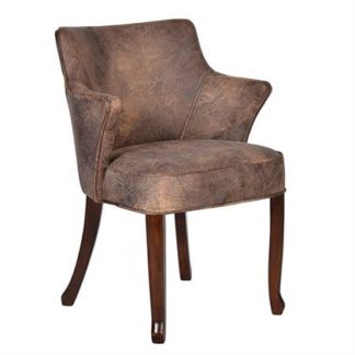 An Image of Timothy Oulton Lannister Leather Dining chair