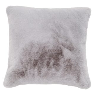 An Image of Faux Fur Rabbit Cushion - 50cm - Vapour