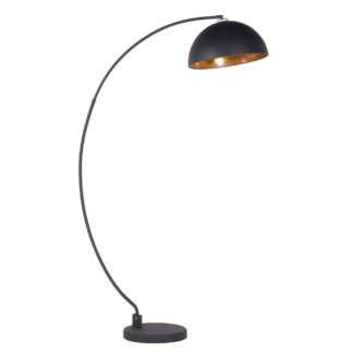 An Image of Black Arc Floor Lamp