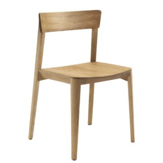 An Image of Riva 1920 Mia Wood Dining Chair, Oak
