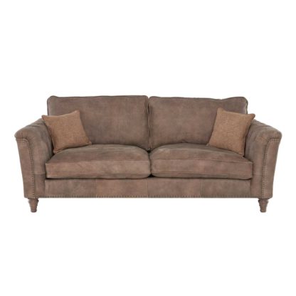 An Image of Darwin Large Leather Sofa