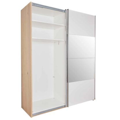 An Image of Modello Sliding Wardrobe With Mirror