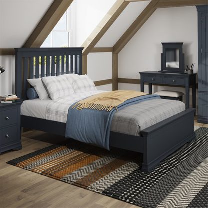 ef93ceba3dc3073b62b28502767ebb1416c679784749b4ef7b3f81c2c4f1ea53.jpg An Image of Skokie Wooden Double Bed In Midnight Grey