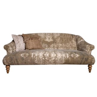 An Image of Tetrad Jacaranda Midi Sofa, Bagru Khaki