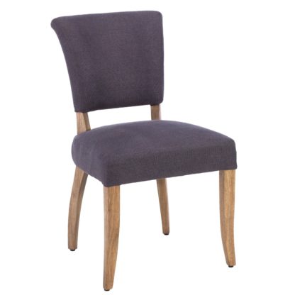 An Image of Timothy Oulton Mimi Linen Dining Chair, Ash