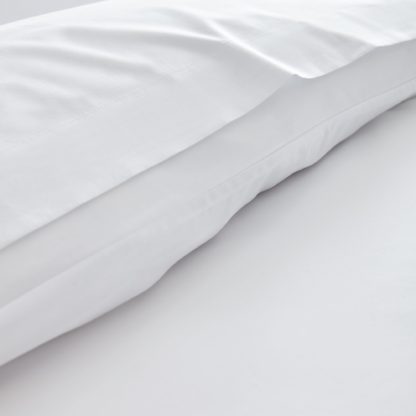 An Image of Fogarty Cooling Cotton Flat Sheet White