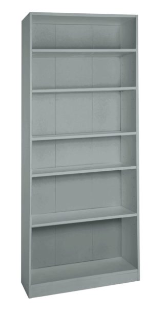 An Image of Argos Home Maine 5 Shelf Wide Deep Bookcase - Grey