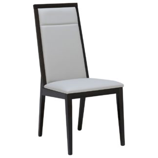 An Image of Versilia Dining Chair, Grey Koto High Gloss Finish