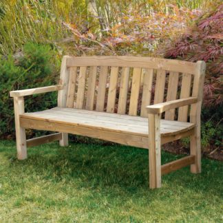 An Image of Anchor Fast Oxdale Wooden 3 Seater Bench FSC