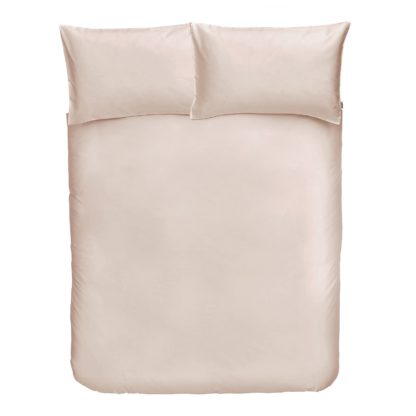 An Image of Cotton Duvet Cover Set - King - Oyster