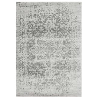 An Image of Antique Medallion Rug, Grey