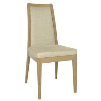 An Image of Ercol Romana Padded Back Fabric Dining Chair