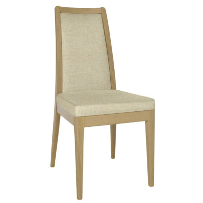 An Image of Ercol Romana Padded Back Fabric Dining Chair