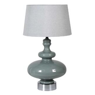 An Image of Blue Shaped Table Lamp