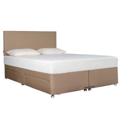 An Image of Tempur Ardennes Divan Base, Caramel