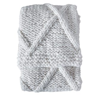 An Image of Diamond Knit Throw