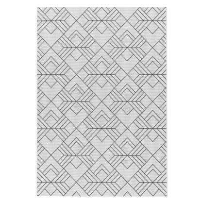 An Image of Patio Outdoor Deco Ivory Rug