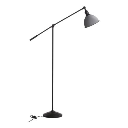 An Image of Farmhouse Floor Lamp - White